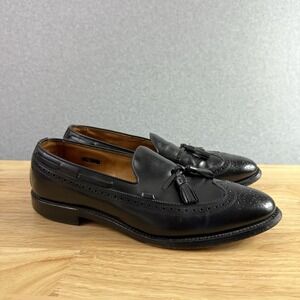 Allen Edmonds Manchester Loafers Mens 11.5 Black Leather Tassel Old Money